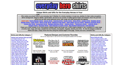 Desktop Screenshot of everydayheroshirts.com